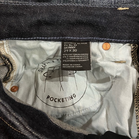 Buckle black 93 skinny jeans - Picture 2 of 2